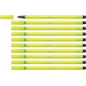 Pennarelli Stabilo Pen 68 1 mm  giallo fluo - 68/024 (Conf.10)