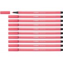 Pennarelli Stabilo Pen 68 1 mm  rosso fluo - 68/040 (Conf.10)