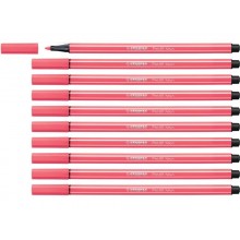 Pennarelli Stabilo Pen 68 1 mm  rosso fluo - 68/040 (Conf.10)