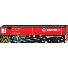 Pennarelli Stabilo Pen 68 metallic 1 mm  blu metallizzato - 68/841 (Conf.10)