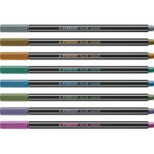 Pennarelli Stabilo Pen 68 metallic 1 mm  blu metallizzato - 68/841 (Conf.10)