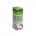 Nastro adesivo Scotch® Magic™ Più Verde 19 mm x 33 m trasparente opaco - torre da 9 rotoli - 900-1933-9