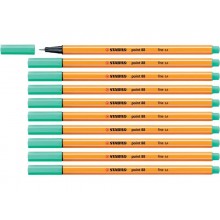 Fineliner Stabilo Point 88® 0,4 mm verde ghiaccio - 88/13 (Conf.10)