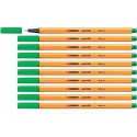Fineliner Stabilo Point 88® 0,4 mm verde - 88/36 (Conf.10)