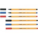 Fineliner Stabilo Point 88® 0,4 mm blu scuro - 88/41 (Conf.10)