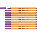 Fineliner Stabilo Point 88® 0,4 mm lilla - 88/58 (Conf.10)