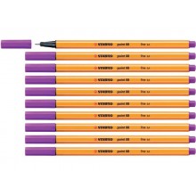 Fineliner Stabilo Point 88® 0,4 mm lilla - 88/58 (Conf.10)