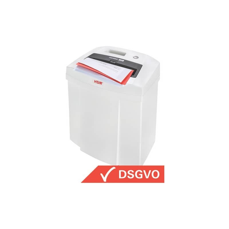 Distruggidocumenti uso moderato HSM SECURIO C14 - P-4 - 20 L - taglio a frammenti 4x25 mm - bianco - 2253111