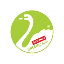 Matite senza gommino Stabilo GREENgraph HB conf. 12 pezzi - 6003/HB