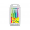 Evidenziatori Stabilo Swing® Cool 1-4 mm assortiti fluo - Conf. 4 pezzi - 275/4