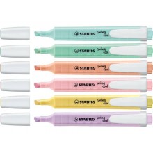 Evidenziatori Stabilo Swing® Cool Pastel 1-4 mm assortiti Conf. 6 pezzi - 275/6-08