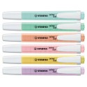 Evidenziatori Stabilo Swing® Cool Pastel 1-4 mm assortiti Conf. 6 pezzi - 275/6-08