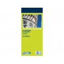 Scontrino colorato a 2 sezioni Data Ufficio blocco 100 copie prenumerate rosso - DU160000020 (Conf.10)