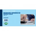 Blocco Ricevute generiche madre-figlia 2 tagliandi Data Ufficio 10x21,5 cm 100 fogli - DU160100000