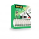 Nastro adesivo Scotch® Magic™ 810 19 mm x 33 m trasparente opaco Value Pack 20 rotoli + 4 GRATIS - 8-1933R24TPR