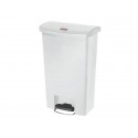 Contenitore in resina Rubbermaid Slim Jim® Step-On bianco 50 L 1883557