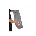 Contenitore rifiuti per differenziata Rubbermaid Slim Jim® con canali di ventilazione 87 L Grigio - FG354060GRAY