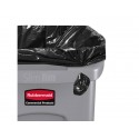 Contenitore rifiuti per differenziata Rubbermaid Slim Jim® con canali di ventilazione 87 L Grigio - FG354060GRAY