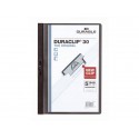 Cartellina con clip Durable DURACLIP® A4 - dorso 3 mm - capacità 30 fogli nero - 220001