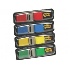 Post-it® Index Mini con dispenser rosso,verde, blu, giallo VALUE PACK 4+2 - 683- 4+2