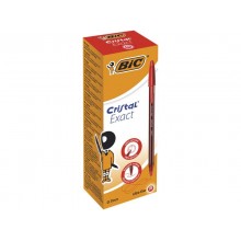 Penna a sfera con cappuccio BIC Cristal® Exact 0,7 mm rosso 992604 (Conf.20)