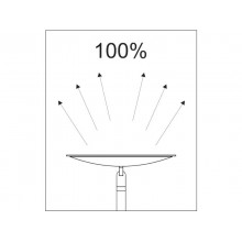 Lampada da terra a LED MAULsphere nero h 182,5 cm con dimmer Z810023