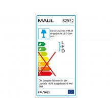 Lampada da terra a LED MAULsphere nero h 182,5 cm con dimmer Z810023