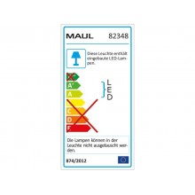 Lampada da terra a LED MAULpirro h 125 cm bianco con dimmer Z810001