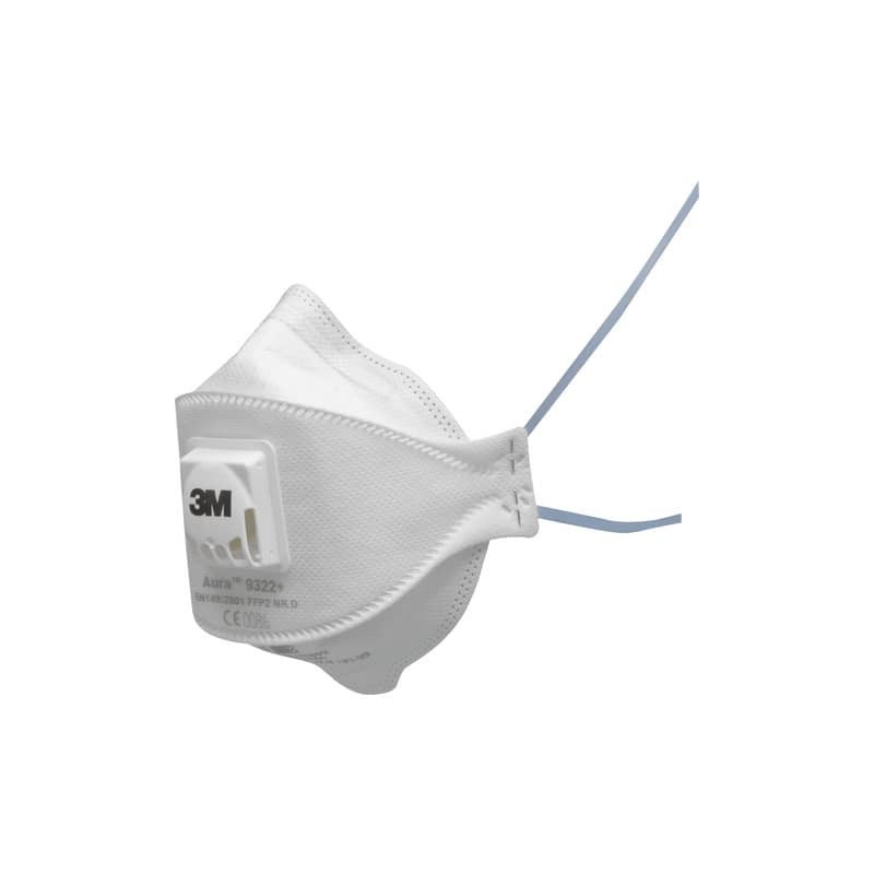 Respiratore monouso 3M Aura™ FFP2 con valvola Conf. 10 pezzi - 7100140882