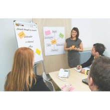 Blocchi lavagna Post-it® Meeting Chart bianco 63,5x77,5 cm 30 fogli Promo Pack 2+1 GRATIS - 7000081684