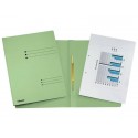 Cartelline ad aghi Esselte Rapid File 29,5x32 cm verde 621058 (Conf.25)
