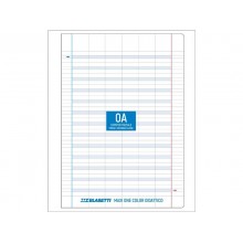 Maxi quaderno One Color Didattico per disgrafia A4 - 100 g/m² - 18+1 ff - A - colori assortiti - 7041 (Conf.6)