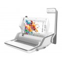 Rilegatrice 3 in 1 Fellowes Lyra a dorsi plastici, pinzatrice e perforatrice 2/4 fori bianco - 5603101