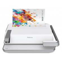 Rilegatrice 3 in 1 Fellowes Lyra a dorsi plastici, pinzatrice e perforatrice 2/4 fori bianco - 5603101