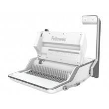 Rilegatrice 3 in 1 Fellowes Lyra a dorsi plastici, pinzatrice e perforatrice 2/4 fori bianco - 5603101