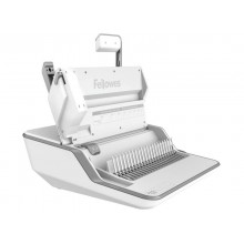 Rilegatrice 3 in 1 Fellowes Lyra a dorsi plastici, pinzatrice e perforatrice 2/4 fori bianco - 5603101