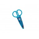 Forbici per bambini 100% in plastica - Dahle blu con gufo R054676