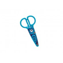 Forbici per bambini 100% in plastica - Dahle blu con gufo R054676