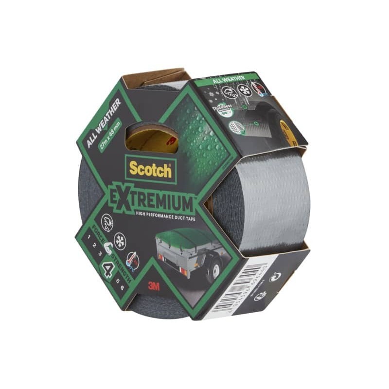 Nastro adesivo extra resistente Scotch® Extremium Universal 48 mm x 25 m -  nero 29044825B