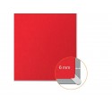 Pannello in feltro Nobo Widescreen Impression Pro 32" 710x400 mm rosso 1915419