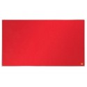 Pannello in feltro Nobo Widescreen Impression Pro 32" 710x400 mm rosso 1915419