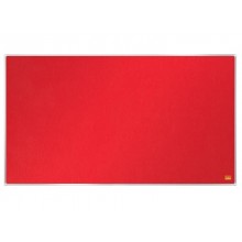 Pannello in feltro Nobo Widescreen Impression Pro 32" 710x400 mm rosso 1915419