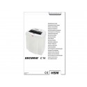 Distruggidocumenti uso moderato HSM SECURIO C14 - P-2 - 20 L - taglio a a strisce 3,9 mm - bianco - 2250111