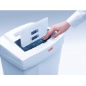 Distruggidocumenti uso moderato HSM SECURIO C14 - P-2 - 20 L - taglio a a strisce 3,9 mm - bianco - 2250111