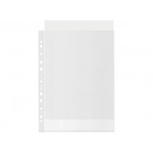 Buste a perforazione universale Esselte De Luxe f.to A4 100% riciclate trasparenti - conf. 50 pezzi - 627501