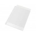 Buste a perforazione universale Esselte De Luxe f.to A4 100% riciclate trasparenti - conf. 50 pezzi - 627501