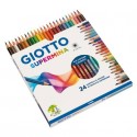 Matite colorate GIOTTO Supermina assortiti astuccio da 24 - F235800