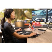 Cuffie USB ad alta fedeltà Kensington con microfono nero K97601WW