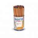 Matite colorate GIOTTO Naturale assortiti barattolo da 84 - F520200