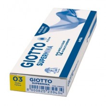 Matita colorata GIOTTO Supermina giallo 03 - F239003 (Conf.12)